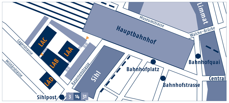 Situationsplan Campus PH Zürich
